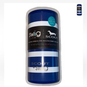 NWT Scout + Swig Skinny Can Cooler Nantucket